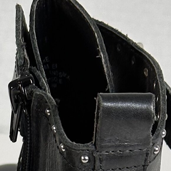 Ladies size 7.5 Black combat boots - Picture 14 of 15